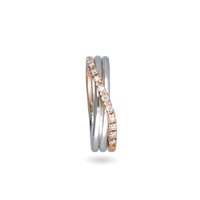 Ring Rubinia Woman Classic in Rose Gold Diamante
